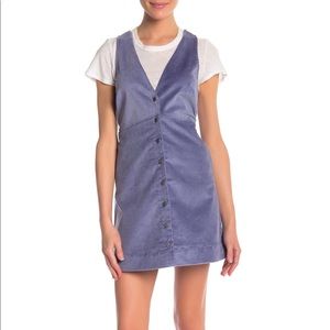 Free People Blue Corduroy Dress